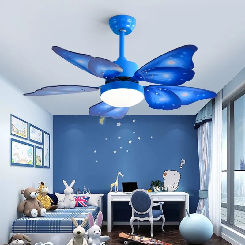 LED Ceiling Fans with Lights - Remote Controlled, Ideal for Living Room and Bedroom Decor, Dining Room Light, Indoor Lighting Solution