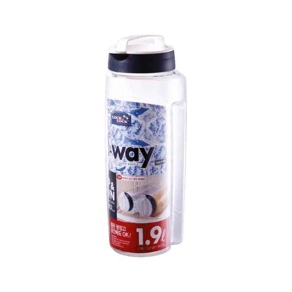 LOCK & LOCK AQUA WATER BOTTLE 2 WAY 1.9 LTR