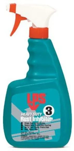 LPS 00322 LPS 3 Premier Rust Inhibitor, 22 oz Trigger Spray Bottle (12 Bottles)