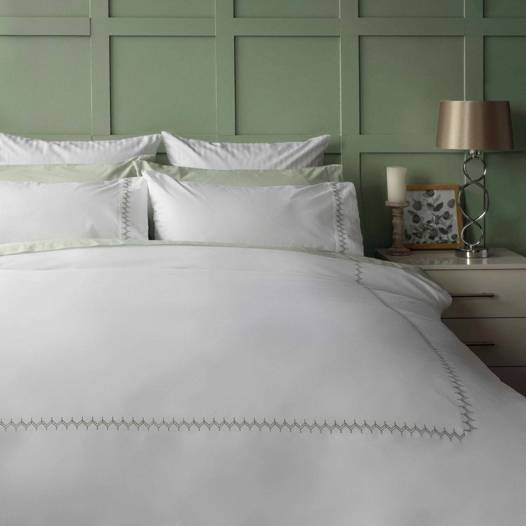 Luna Duvet Set Thyme - Multiple Sizes