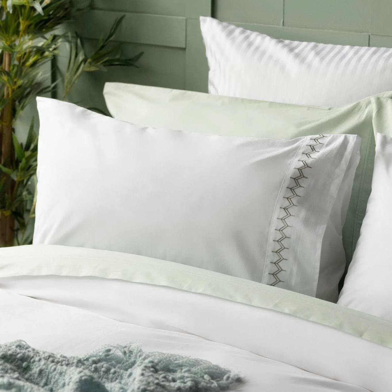 Luna Duvet Set Thyme - Multiple Sizes