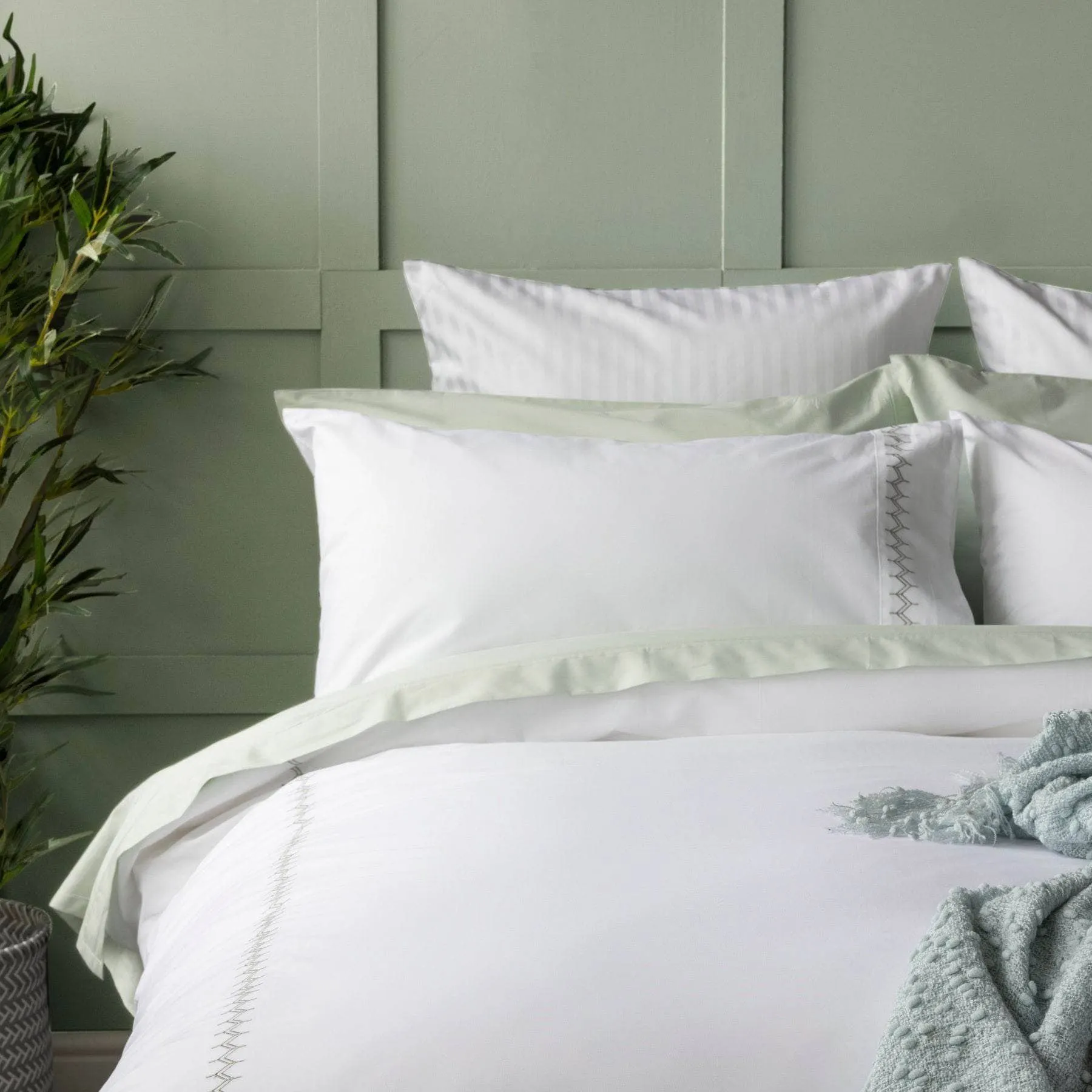 Luna Duvet Set Thyme - Multiple Sizes