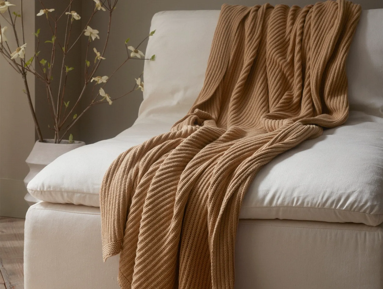 Madrone Knit Organic Throw