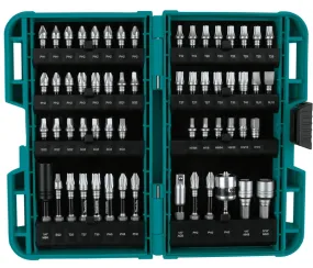 Makita Impact XPS E-01644 Impact Bit Set, 60-Piece, Steel :EA: QUANTITY: 1