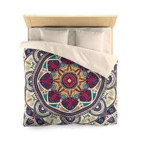 Mandala Duvet Cover, Boho Bohemian Microfiber Full Queen Twin Unique Vibrant Bed Cover Home Bedding Bedroom Decor