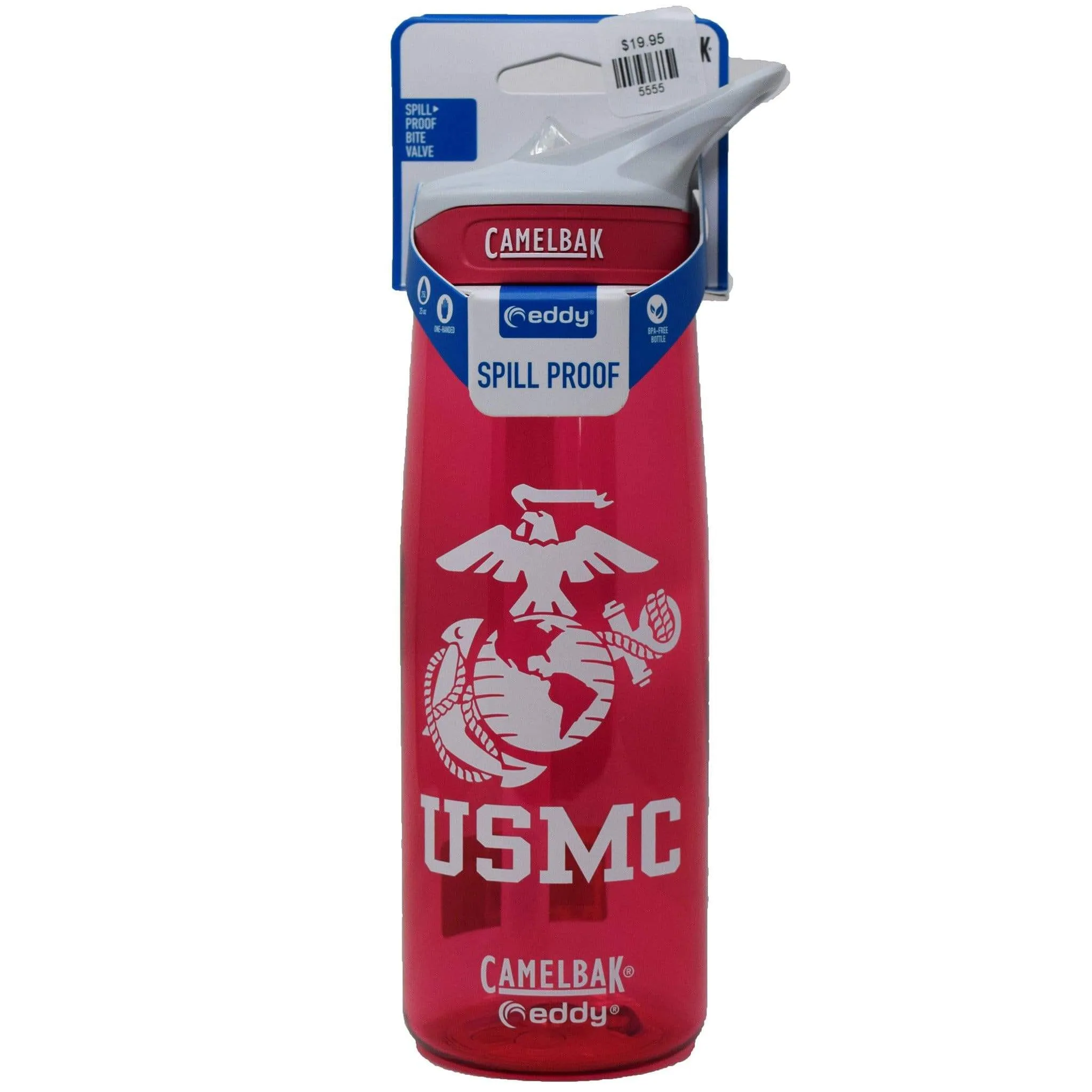 Marine Corps Camelbak Water Bottle - Black, Pink & Red