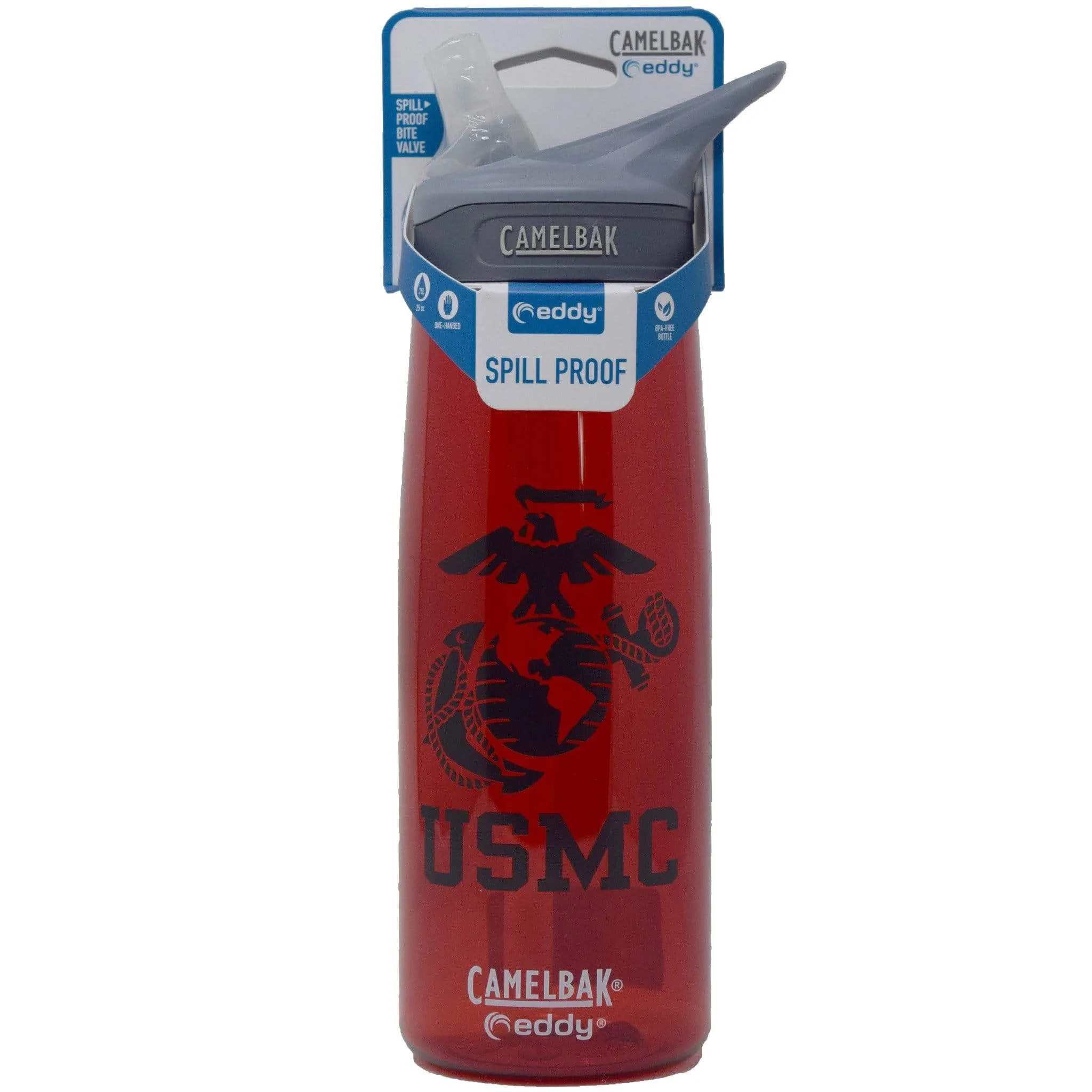 Marine Corps Camelbak Water Bottle - Black, Pink & Red