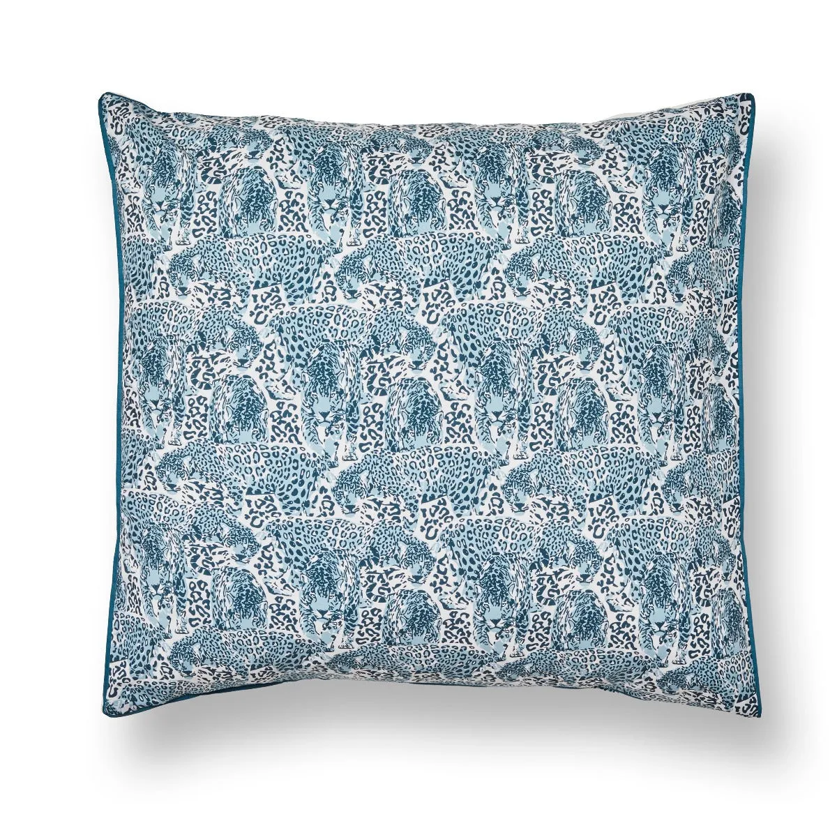 Mauritius Teal European Pillowcase by Logan & Mason