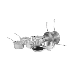 Mauviel M'COOK 5-Ply 12-Piece Cookware Set With Cast Stainless Steel Handles