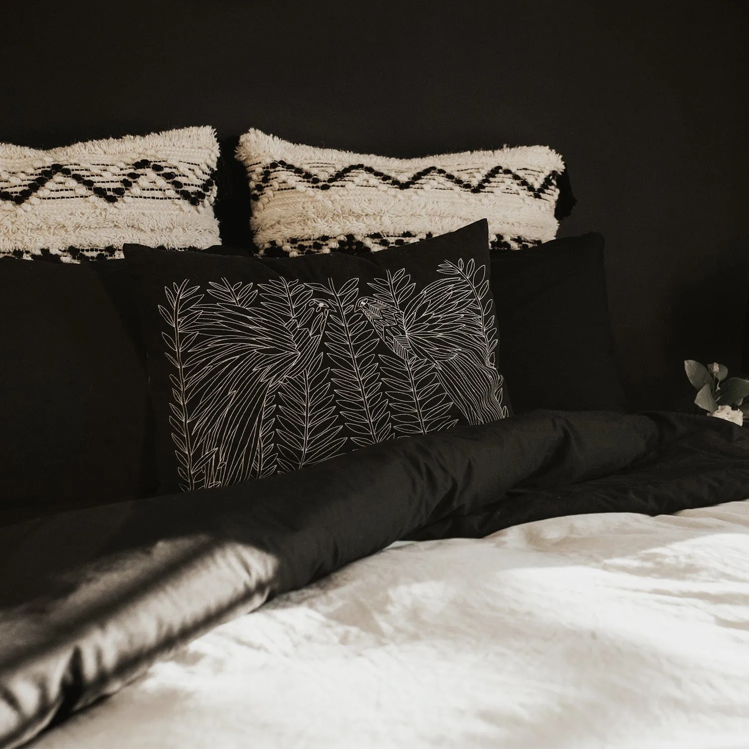 Midnight Black Sheet Set