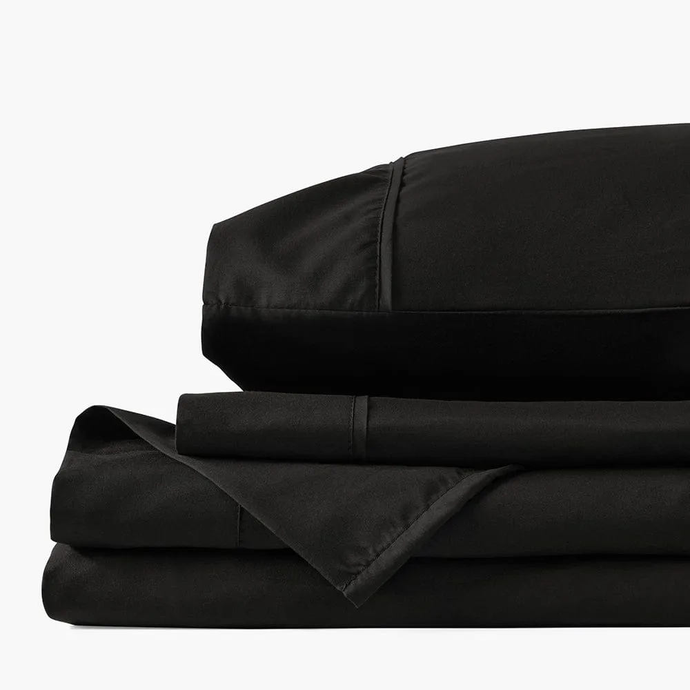 Midnight Black Sheet Set