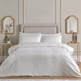 Montez Duvet Cover Set by Soiree in Ivory