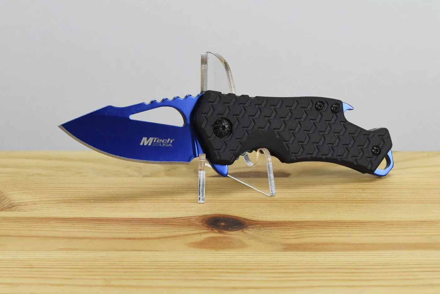 MTech MTA882 Framelock Assisted Folding Blade (Blue)