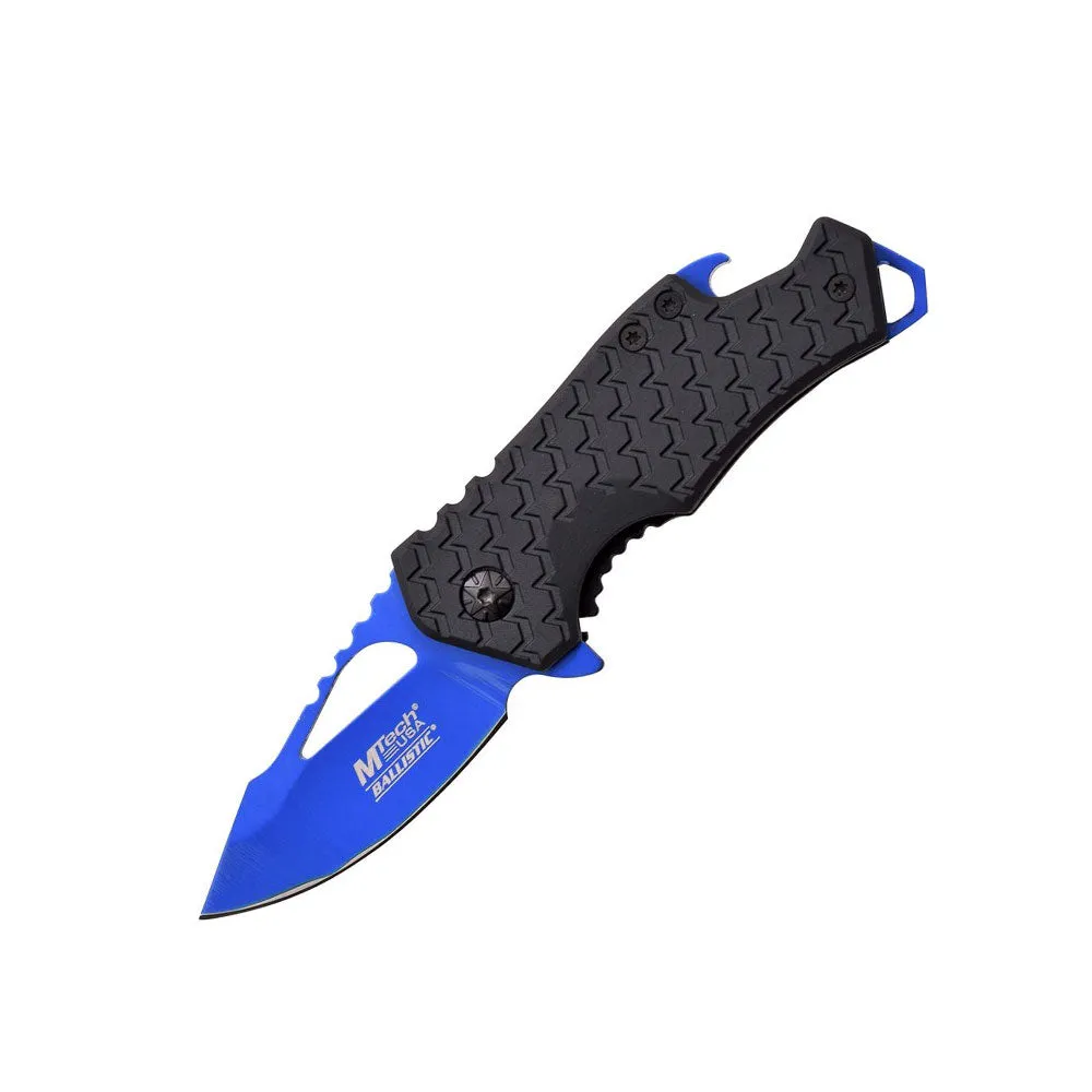 MTech MTA882 Framelock Assisted Folding Blade (Blue)