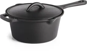 Napoleon Bbq 56051 Cast Iron Sauce Pan with Lid