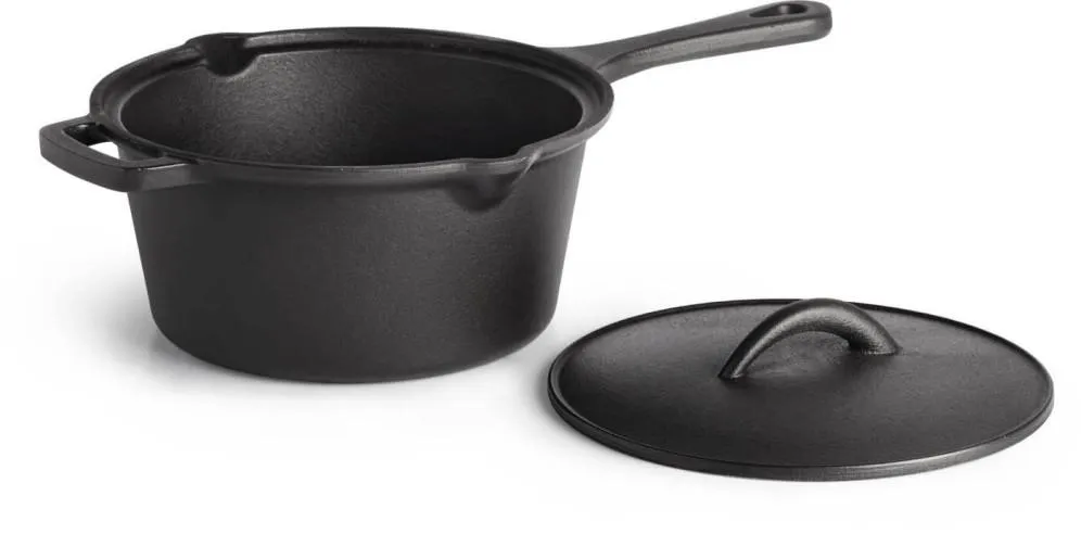 Napoleon Bbq 56051 Cast Iron Sauce Pan with Lid