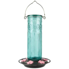 Nature's Way Antique Glass Gravity Hummingbird Feeder