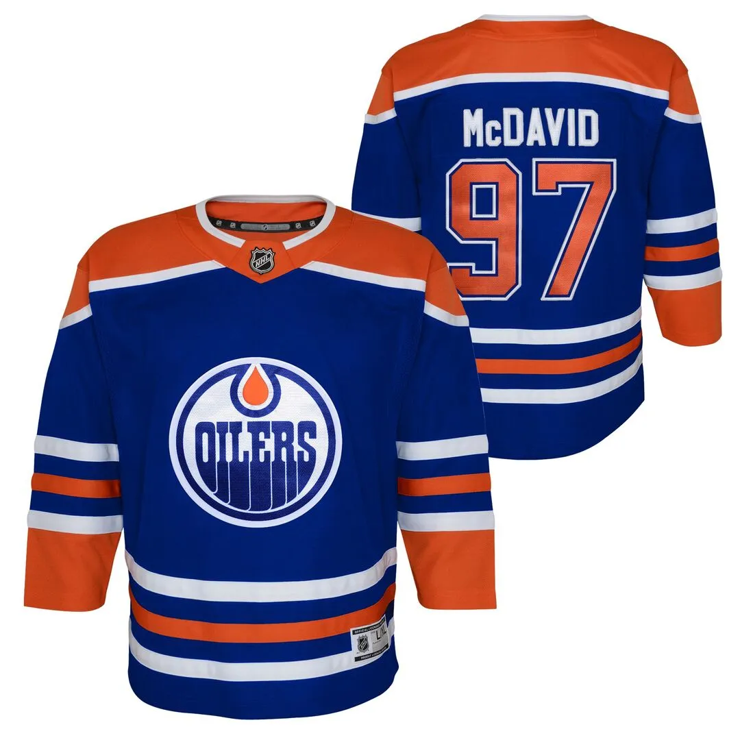 NHL Branded Toddler Edmonton Oilers Connor McDavid Home Jersey