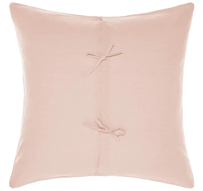 Nimes Linen European Pillowcase Rose Pink