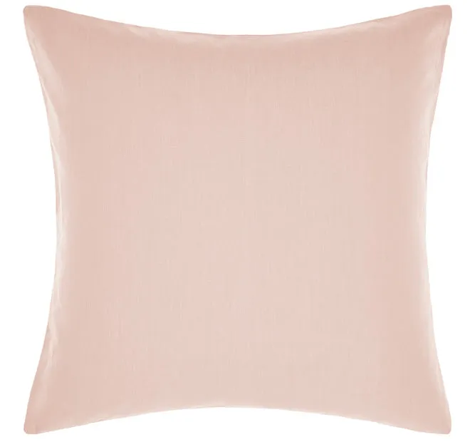 Nimes Linen European Pillowcase Rose Pink