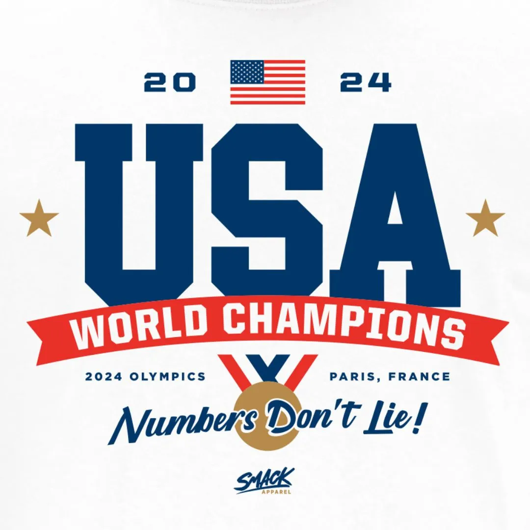 Numbers Don't Lie! Olympics T-Shirt for USA Fans (SM-5XL)