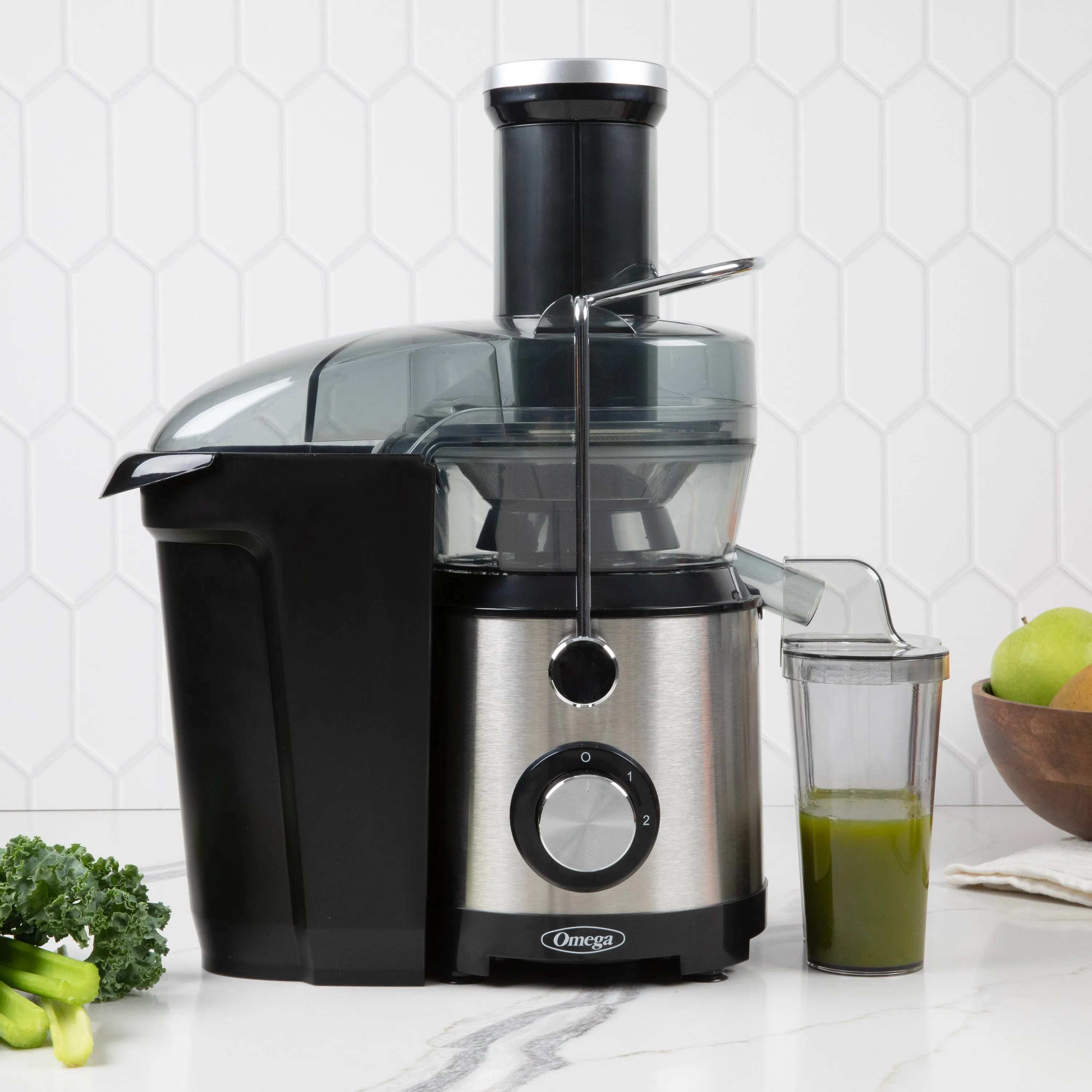 Omega High Speed Juicer with Large Chute