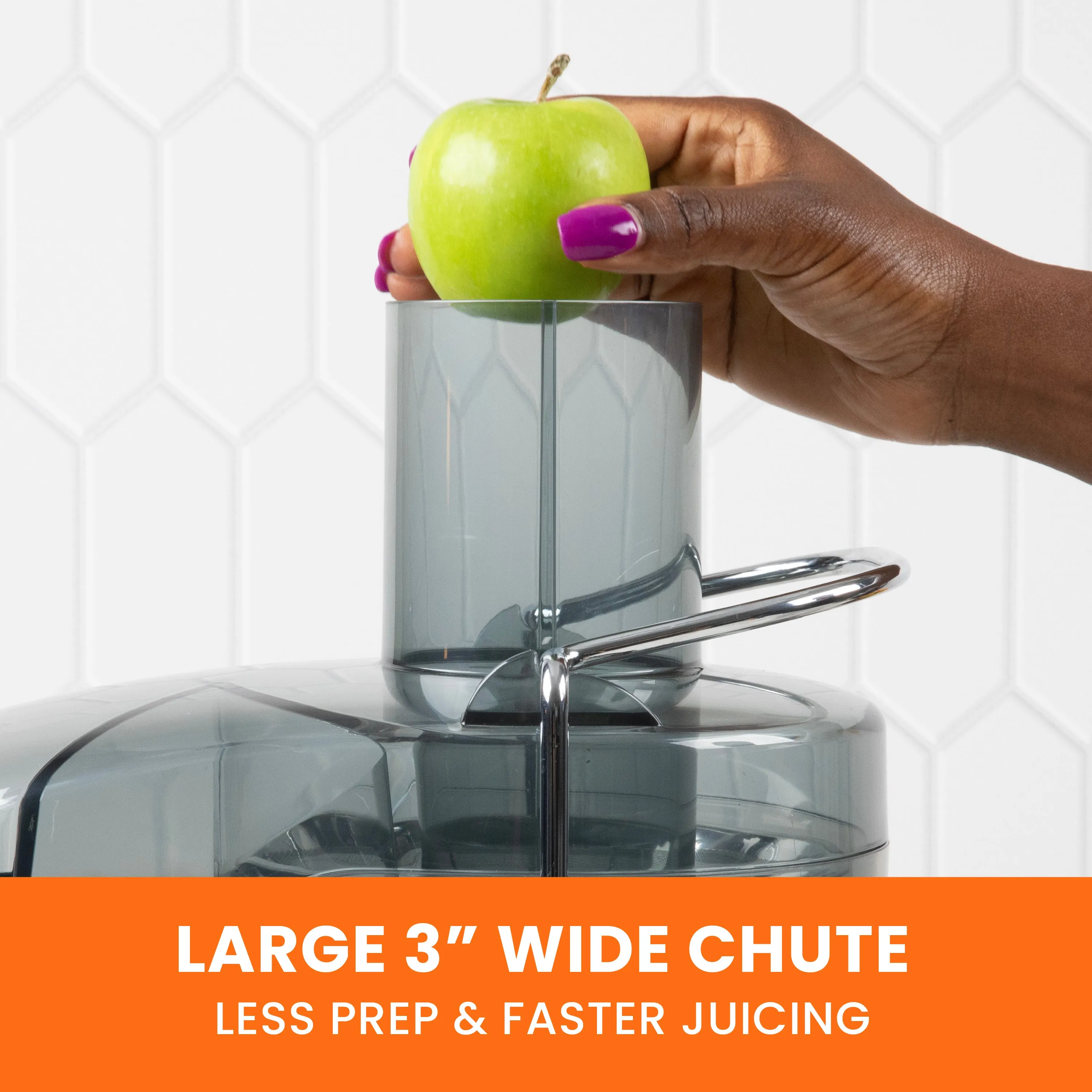 Omega High Speed Juicer with Large Chute