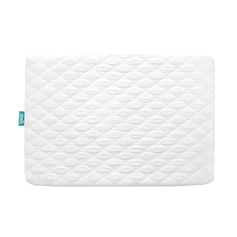 Pack N Play Mattress Pad Cover/ Protector - Ultra Soft Microfiber, Waterproof, White (for Standard Playpen/ Mini Crib)