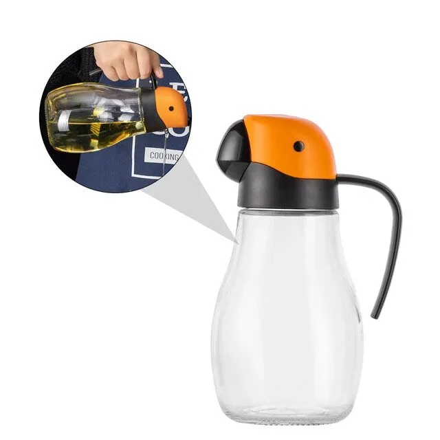 Penguin Glass Olive Oil & Vinegar Dispenser Bottle 800ml