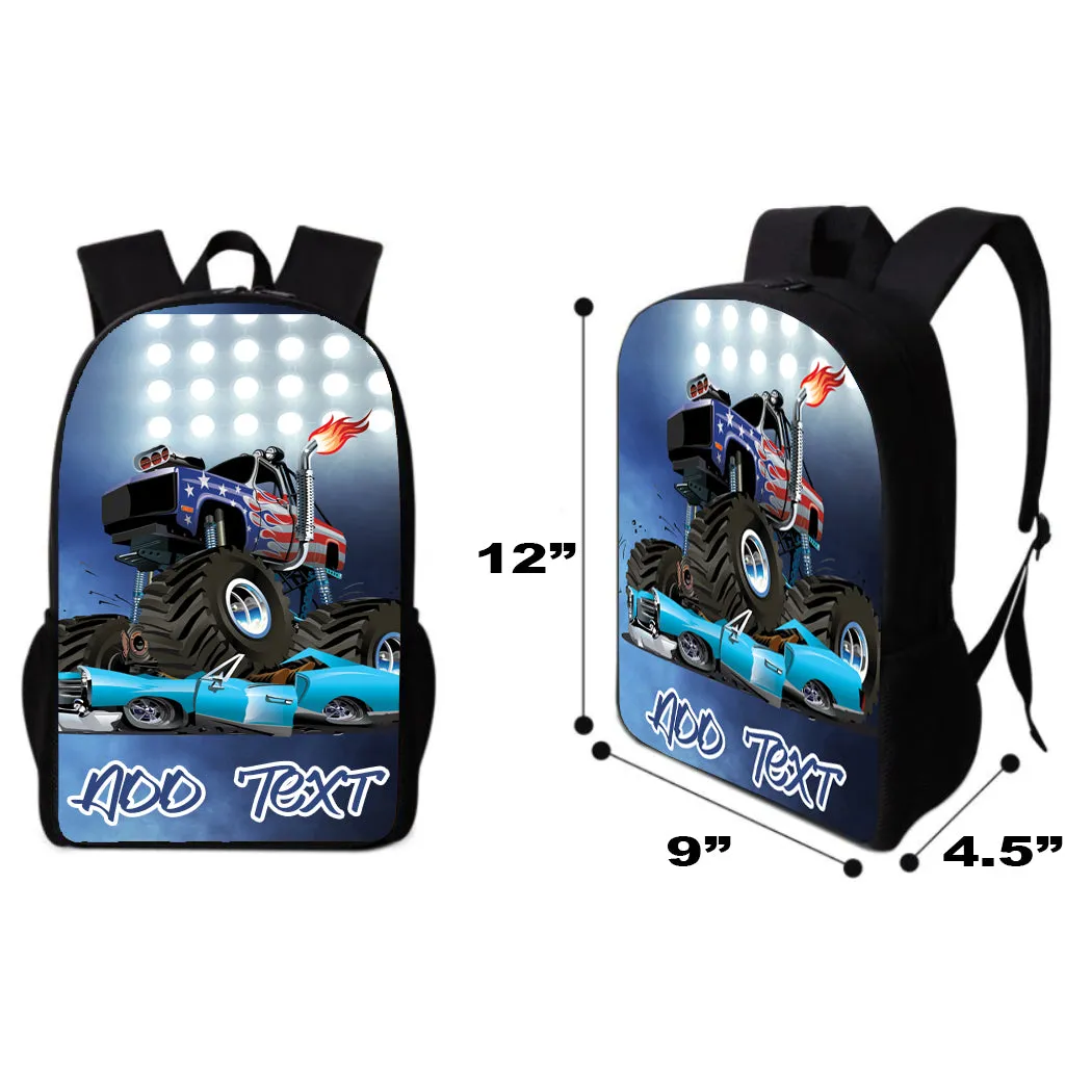 Personalized Full Color Backpacks, Lunch Bag, Duffel Bag, or Water Bottle - 4X4