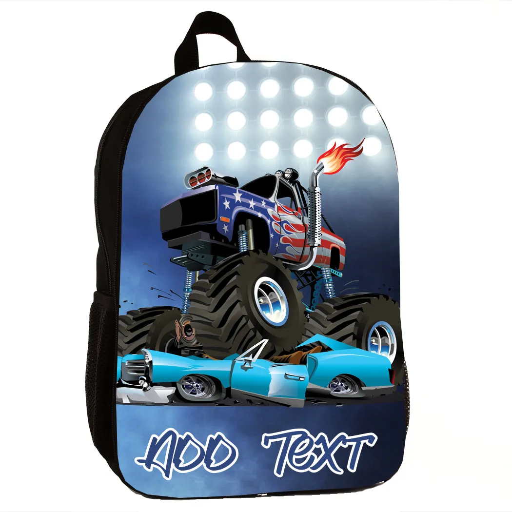 Personalized Full Color Backpacks, Lunch Bag, Duffel Bag, or Water Bottle - 4X4