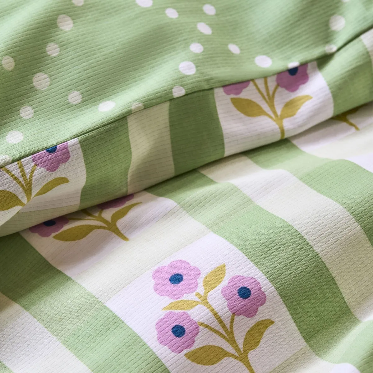 Pippa Lime Kids Quilt Cover And Sheet Bedding Set by Sheridan