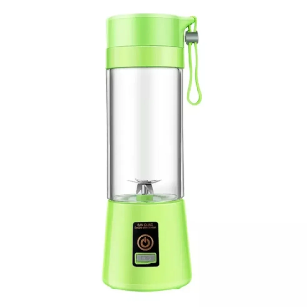 Portable Rechargeable Juice Blender with 6 Blades 380ml - HM-03