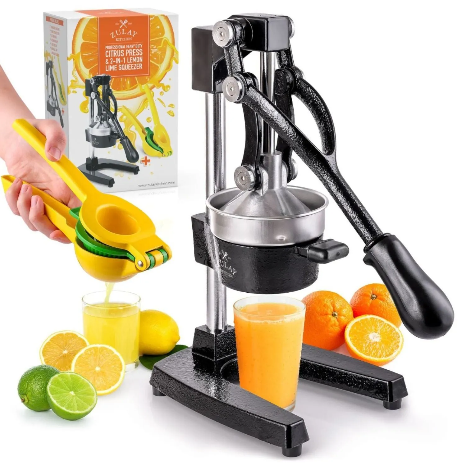 Professional Citrus Juicer   2 in 1 Lemon Squeezer COMPLETE SET