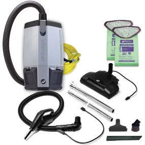 ProTeam 107461 ProVac FS 6, 6 qt. Backpack Vacuum w/ Commercial Power Nozzle Tool Kit