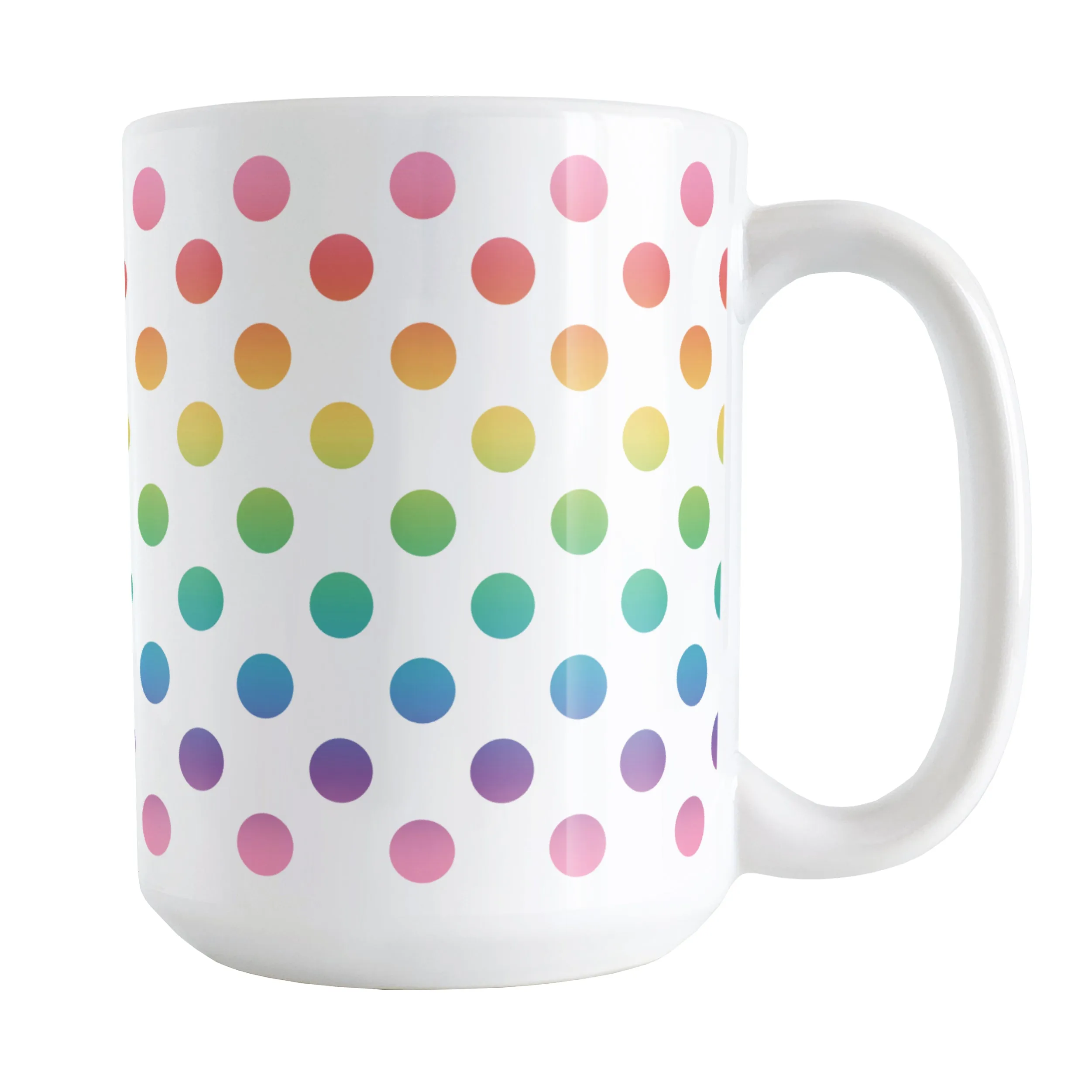 Rainbow Polka Dots Mug