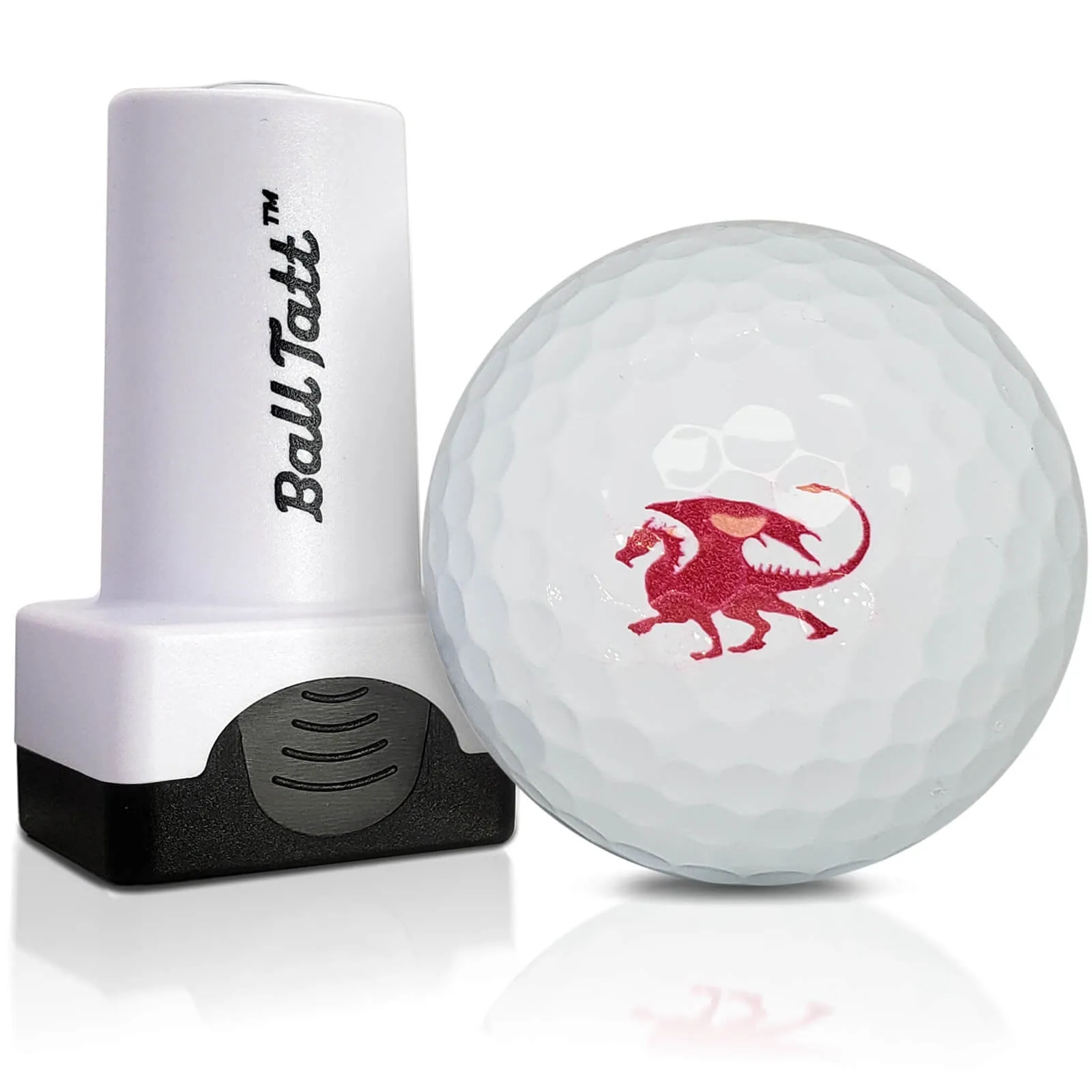 Red Dragon Golf Ball Stamp