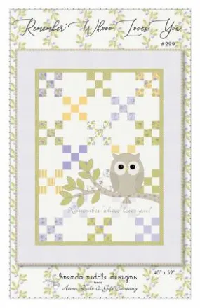 Remember Whoo Quilt Pattern