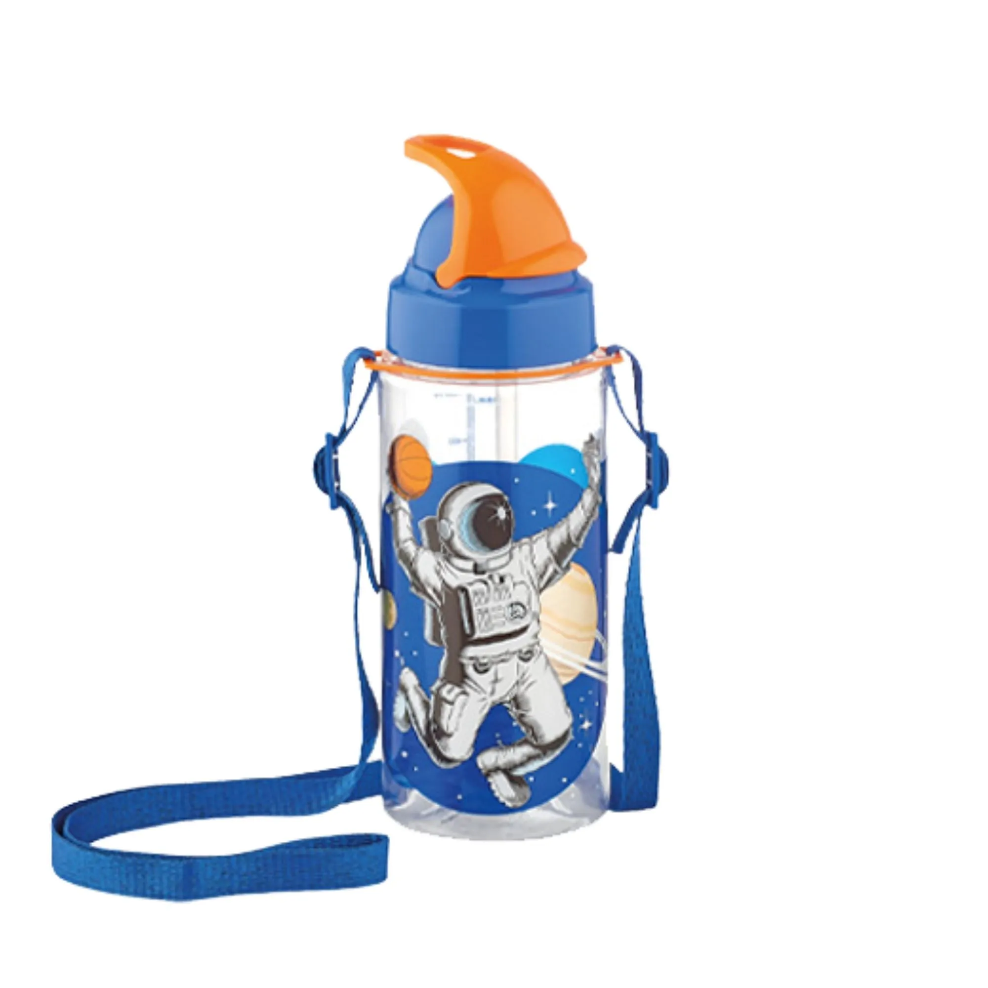 Renga Sonic Tritan Water Bottle With Straw And Shoulder Strap - 500ML- 3 Variant