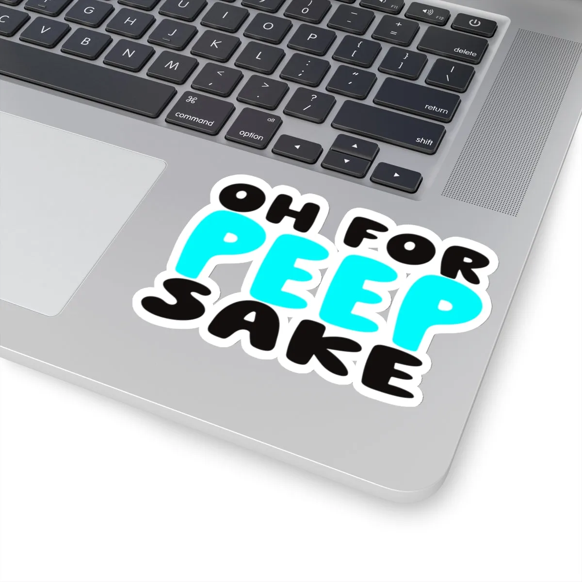 Respiratory Therapist Sticker, Oh for PEEP Sake Kiss-Cut Sticker