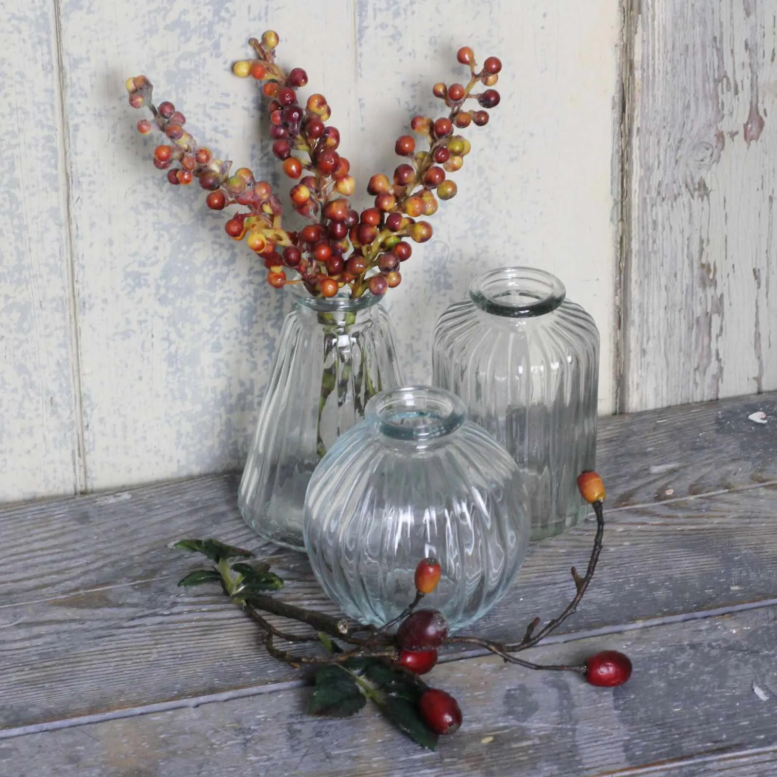 Ribbed Bud Vase