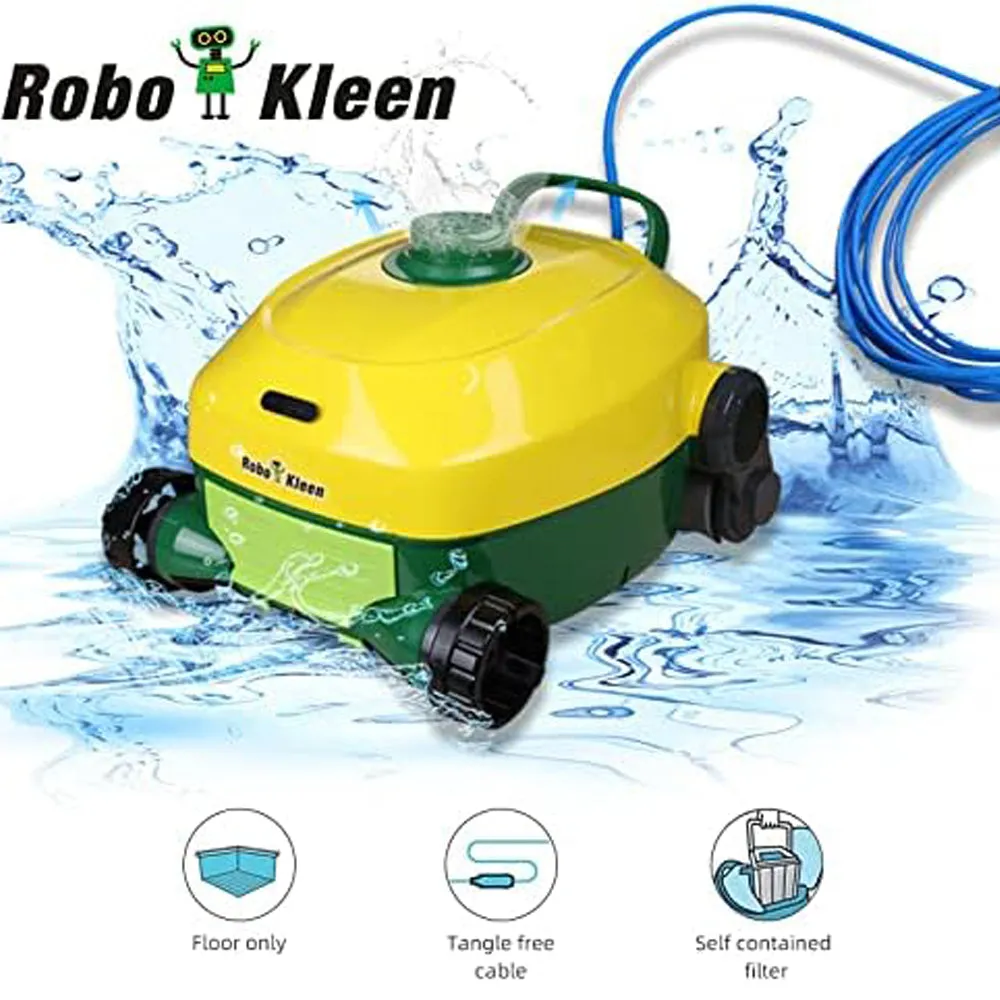 RoboKleen RK22 Robotic Pool Cleaner Power supply and filter included. Floor only cleaner.