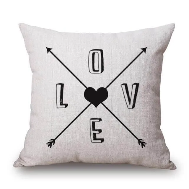 Romantic Modern Design Pillow Cases