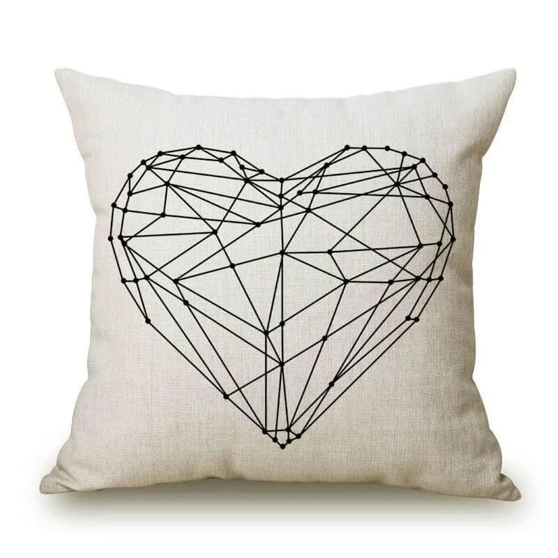 Romantic Modern Design Pillow Cases