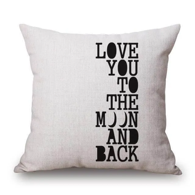 Romantic Modern Design Pillow Cases