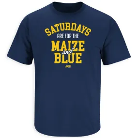 Saturdays T-Shirt for Michigan College Fans (SM-5XL)