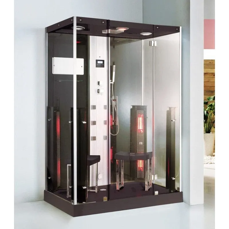 Sauna Hammam BOREAL® COMBI INFRASTEAM DUO 145 SHOWER - HAMMAM   FULL SPECTRUM INFRARED - MK51560087