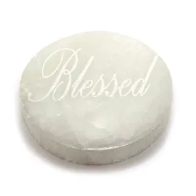 Selenite Blessed Coaster