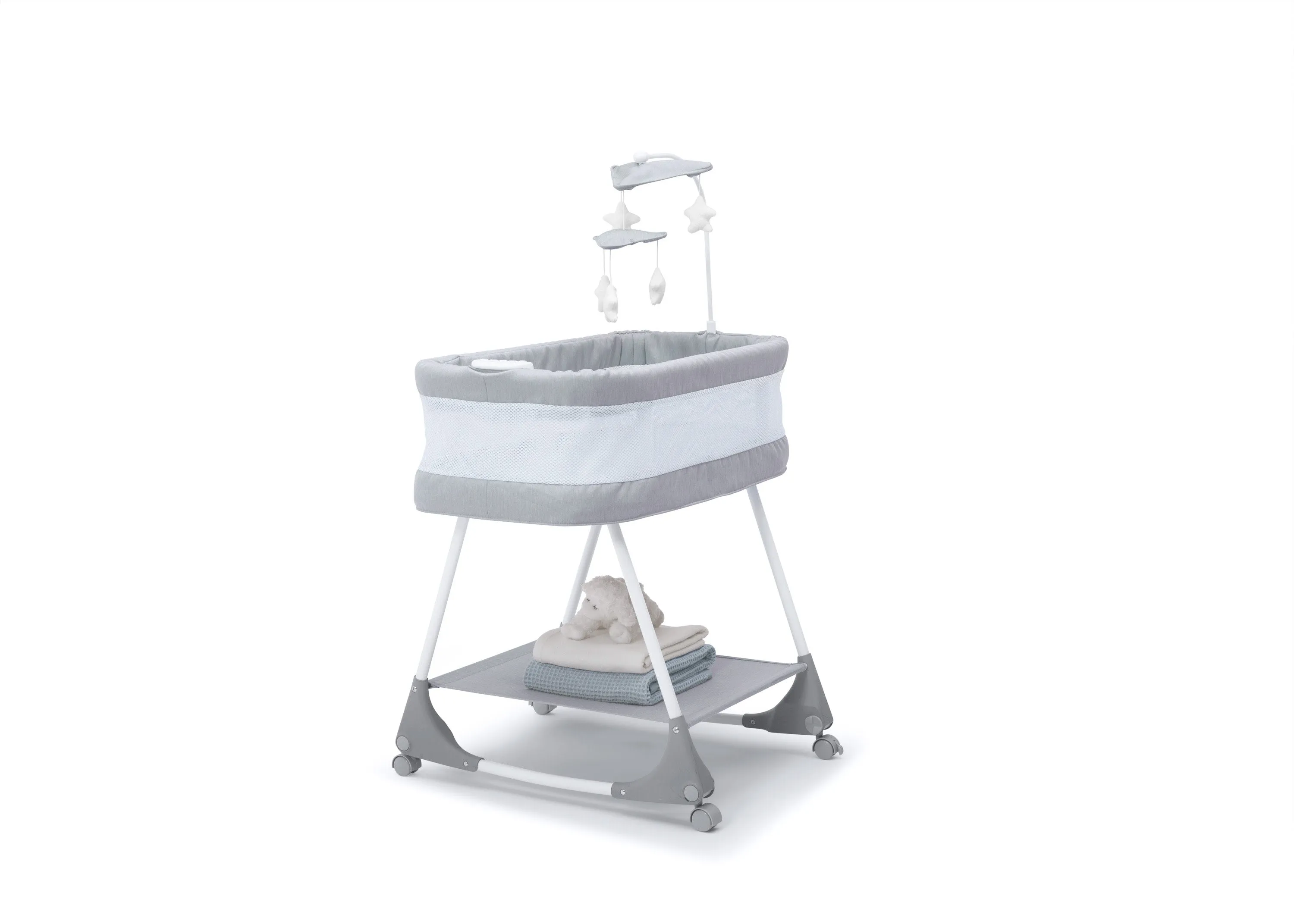 Shooting Star Rocking Bassinet with Air Flow Mesh