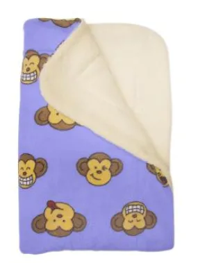 Silly Monkey Ultra-Plush Dog Blanket - Lavender